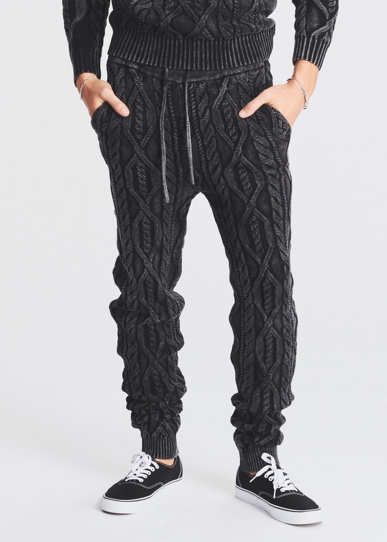 Standard Cloth Cable Knit Sweater Jogger