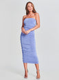 Martha Strapless Midi Dress