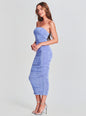Martha Strapless Midi Dress