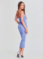 Martha Strapless Midi Dress