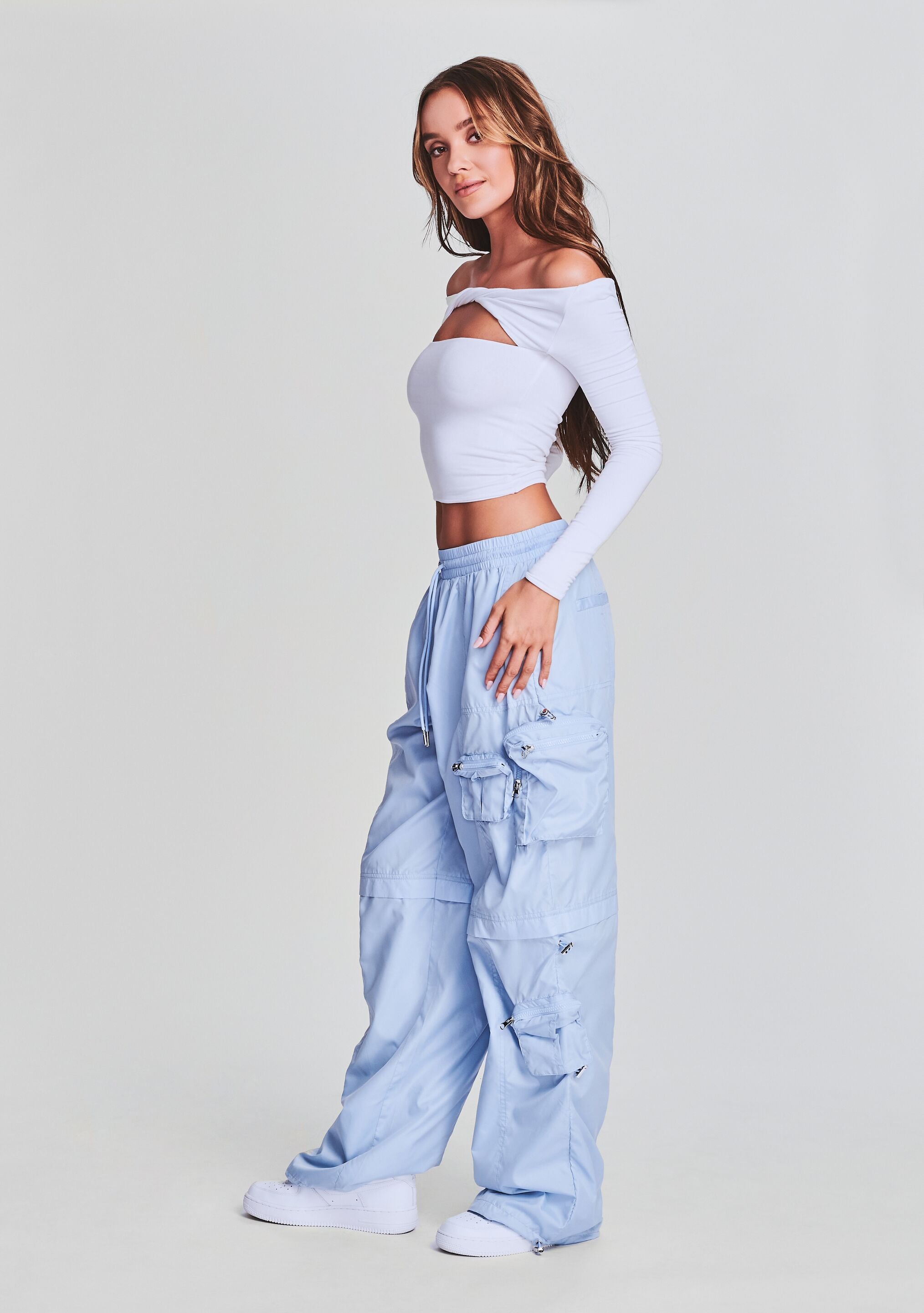 Buy Blue Trousers & Pants for Women by KRAUS Online | Ajio.com