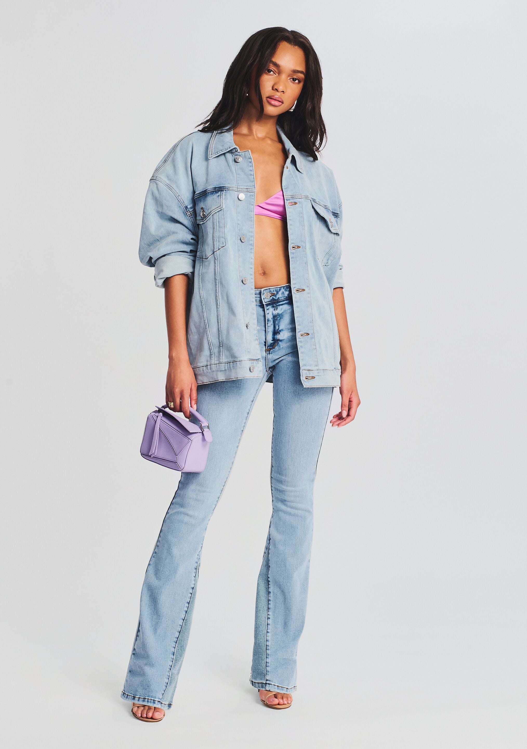 Demi Mid Rise Flare Jean – SEROYA NYC