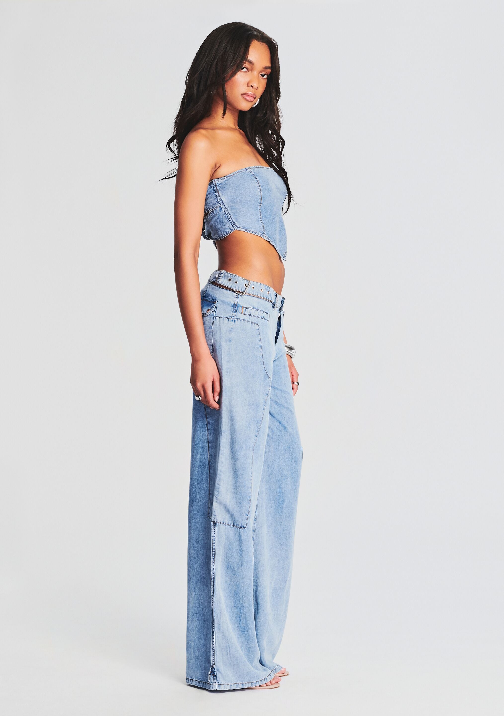 トップス Richmond denim tanktop Tate Denim Top – SEROYA