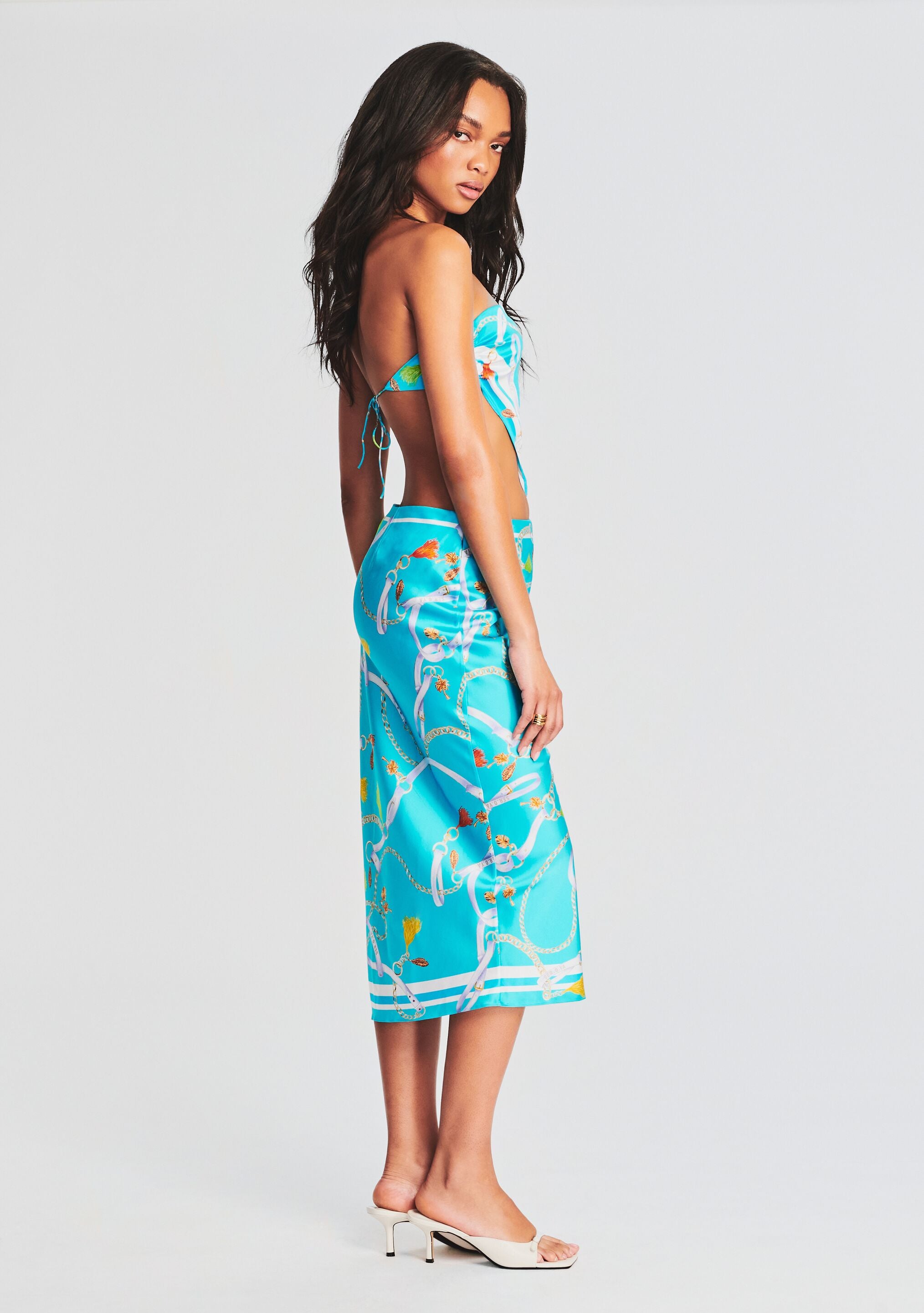 Natalia Silk Scarf Top – SEROYA