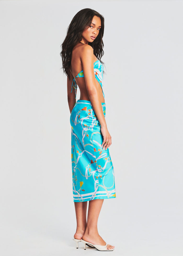 Natalia Silk Scarf Top