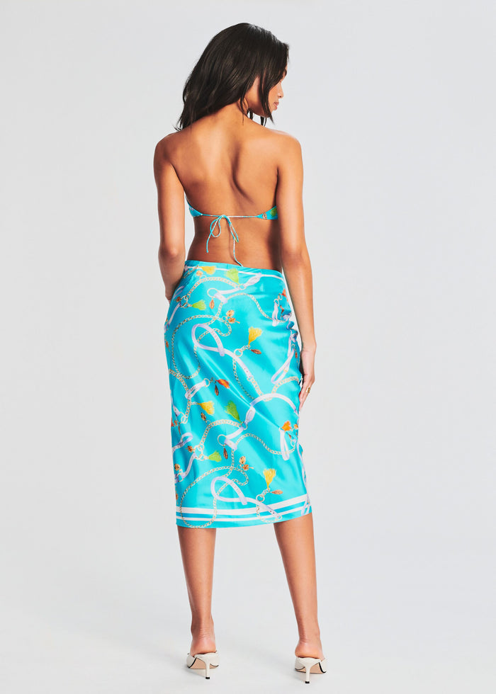 Penina Silk Midi Skirt