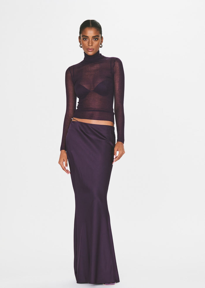 Silvana Silk Maxi Skirt