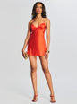 Clever Silk Mini Dress