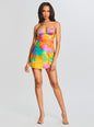 Clever Silk Mini Dress