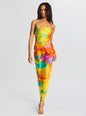 Cerith Silk Strapless Midi Dress