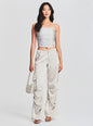 Lai Satin Cargo Pant