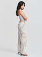 Lai Satin Cargo Pant