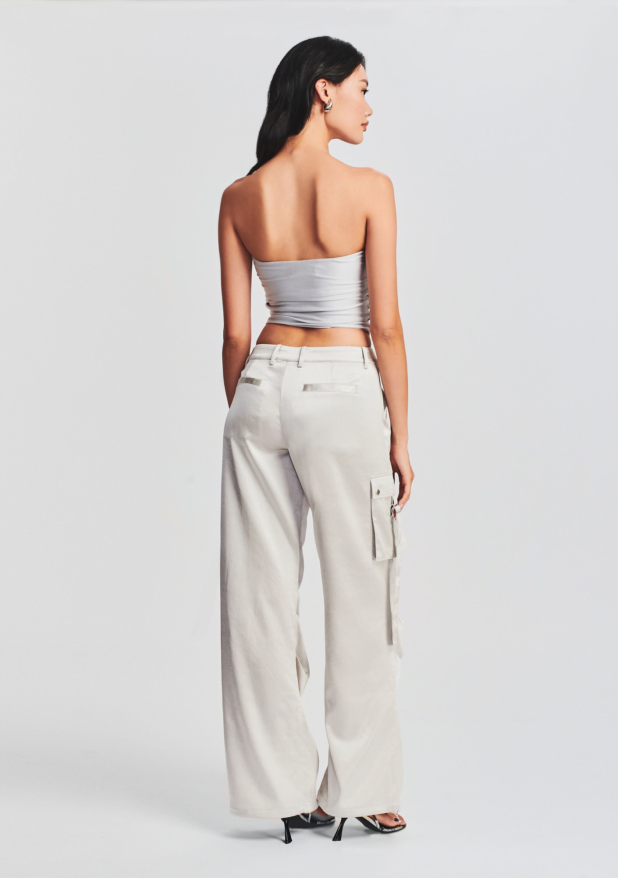 Lai Satin Cargo Pant – SEROYA NYC