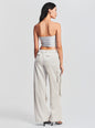 Lai Satin Cargo Pant