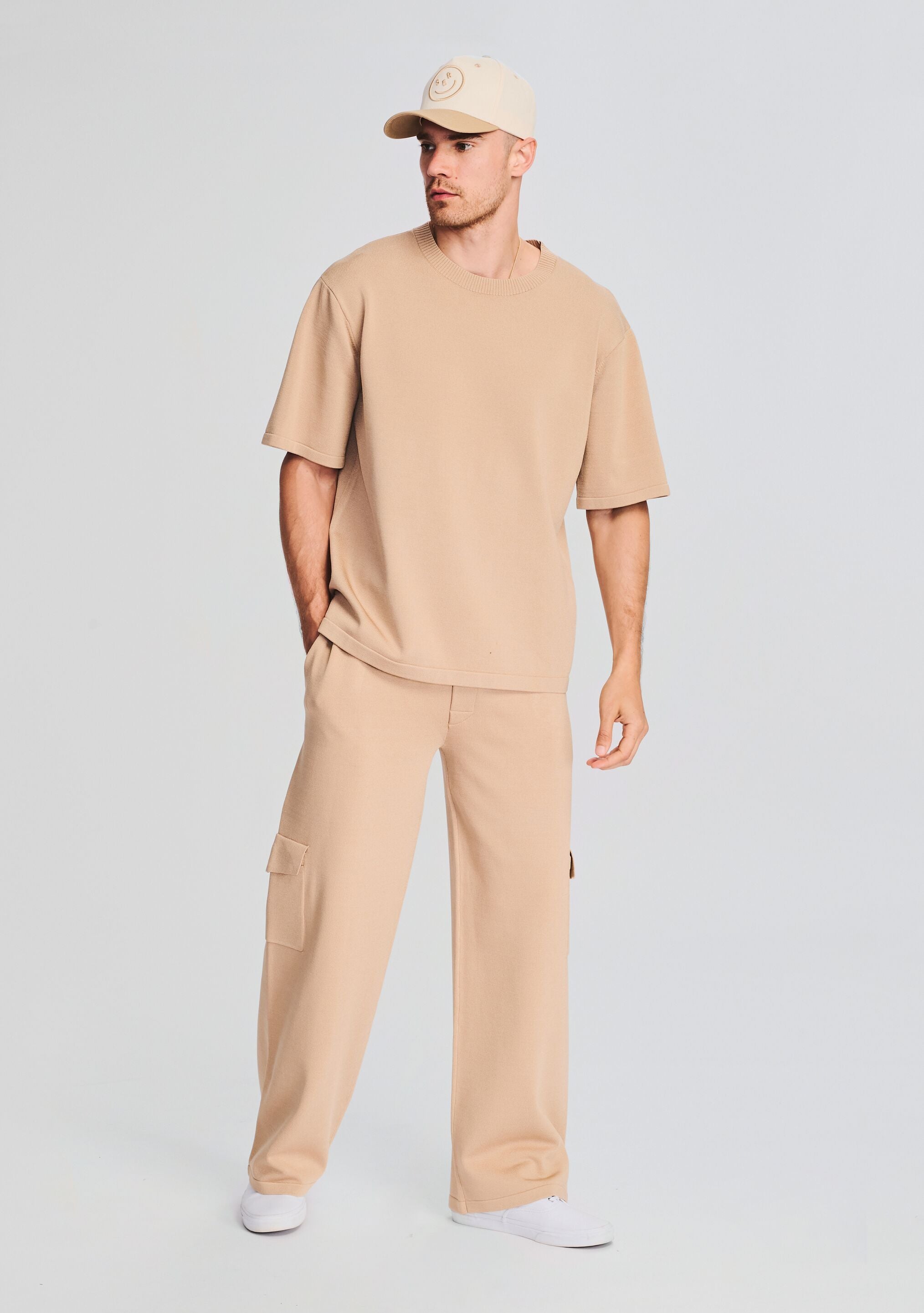 【PORTERNA】Sade Cargo Trousers Textured Satin Cargo Pant | Theory