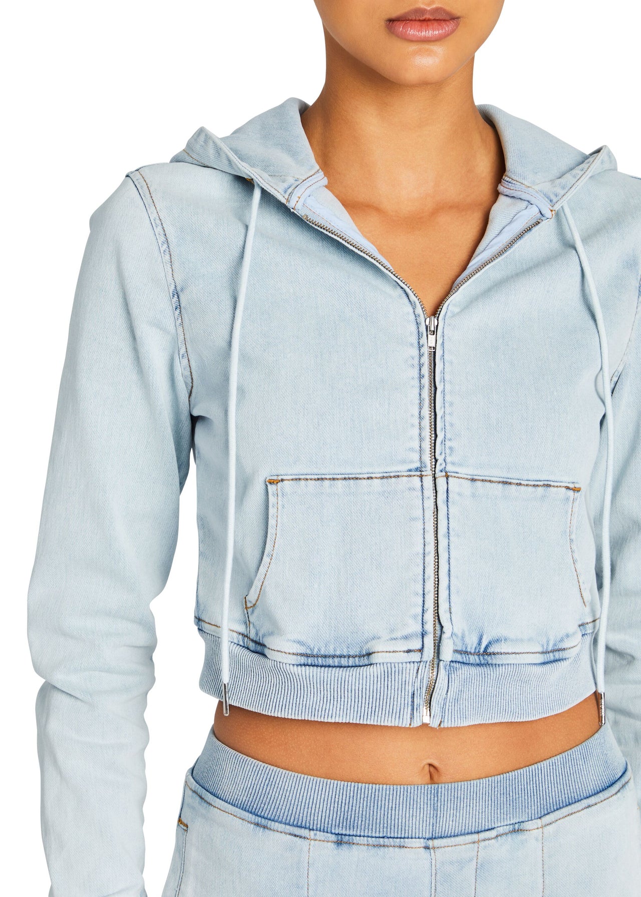 Edith Terry Cropped Hoodie