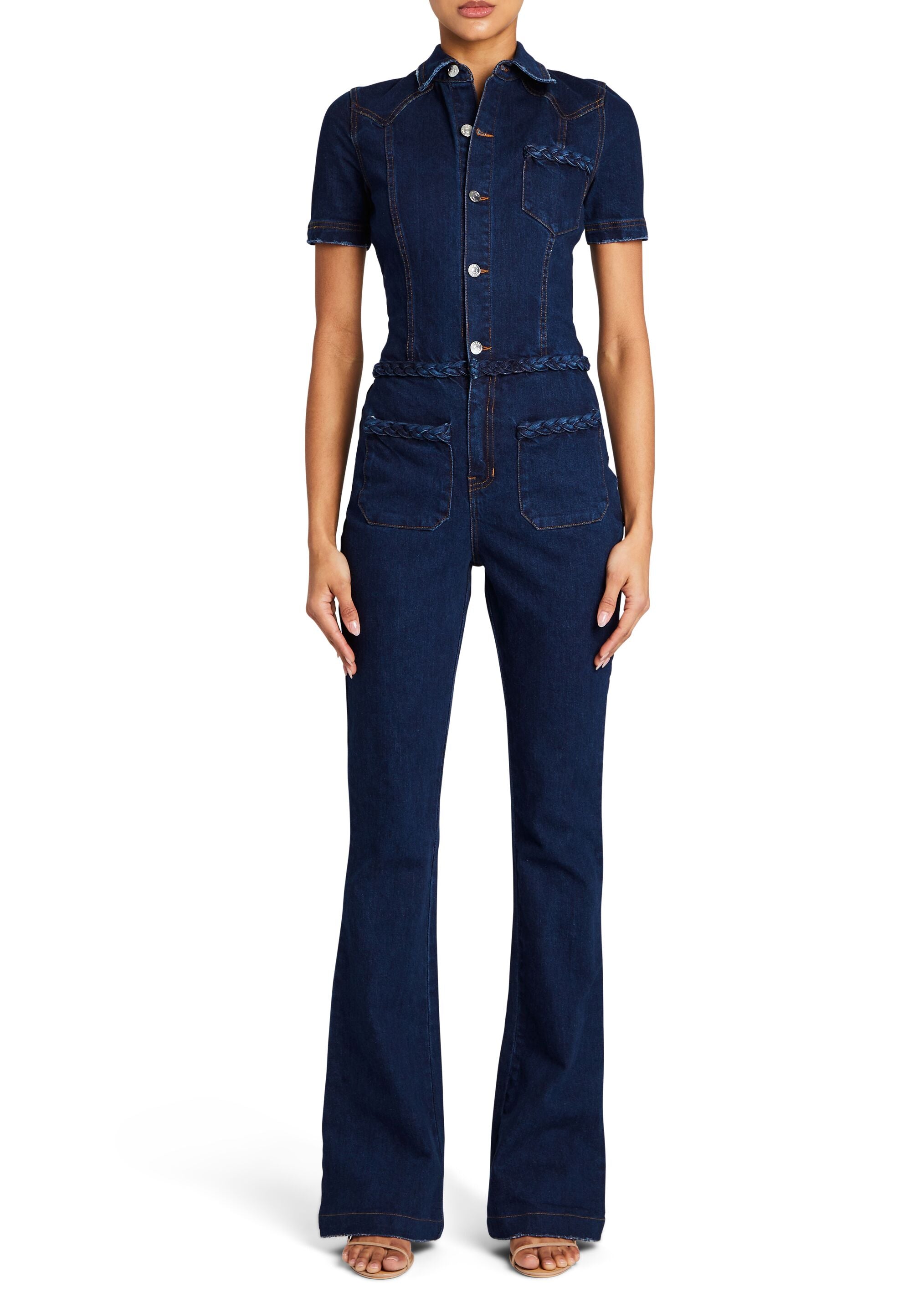 オールインワン・サロペット Alaia Denim Jumpsuit ALAÏA Denim jumpsuit | NET-A-PORTER