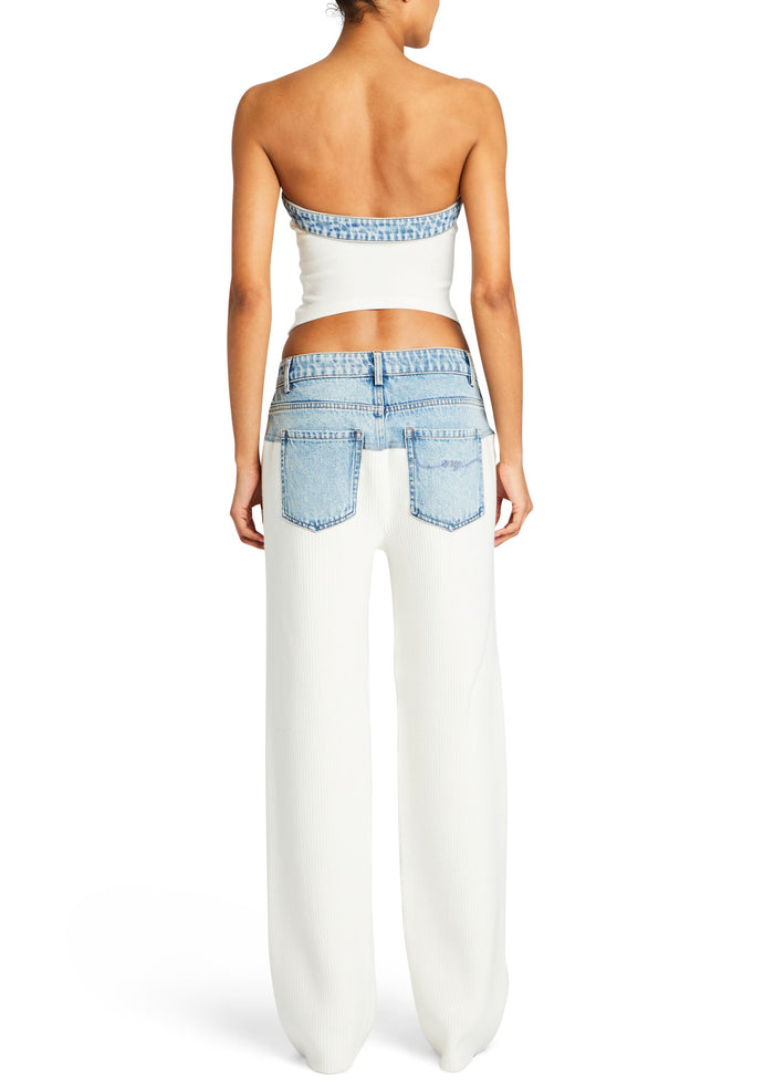 Etta Knit Denim Top