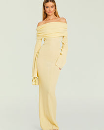 Galleria Rib Knit Maxi Dress