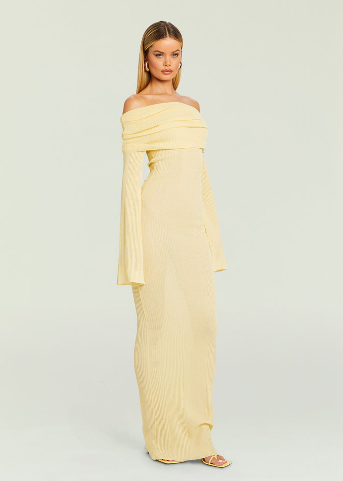 Galleria Rib Knit Maxi Dress