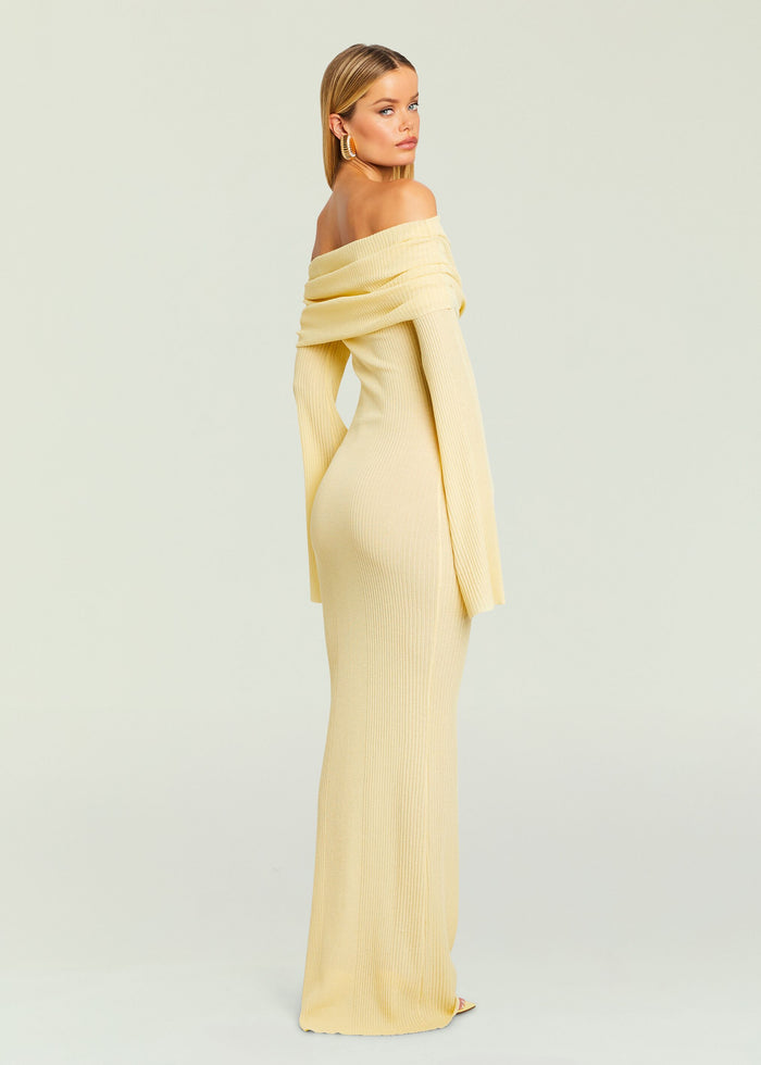 Galleria Rib Knit Maxi Dress