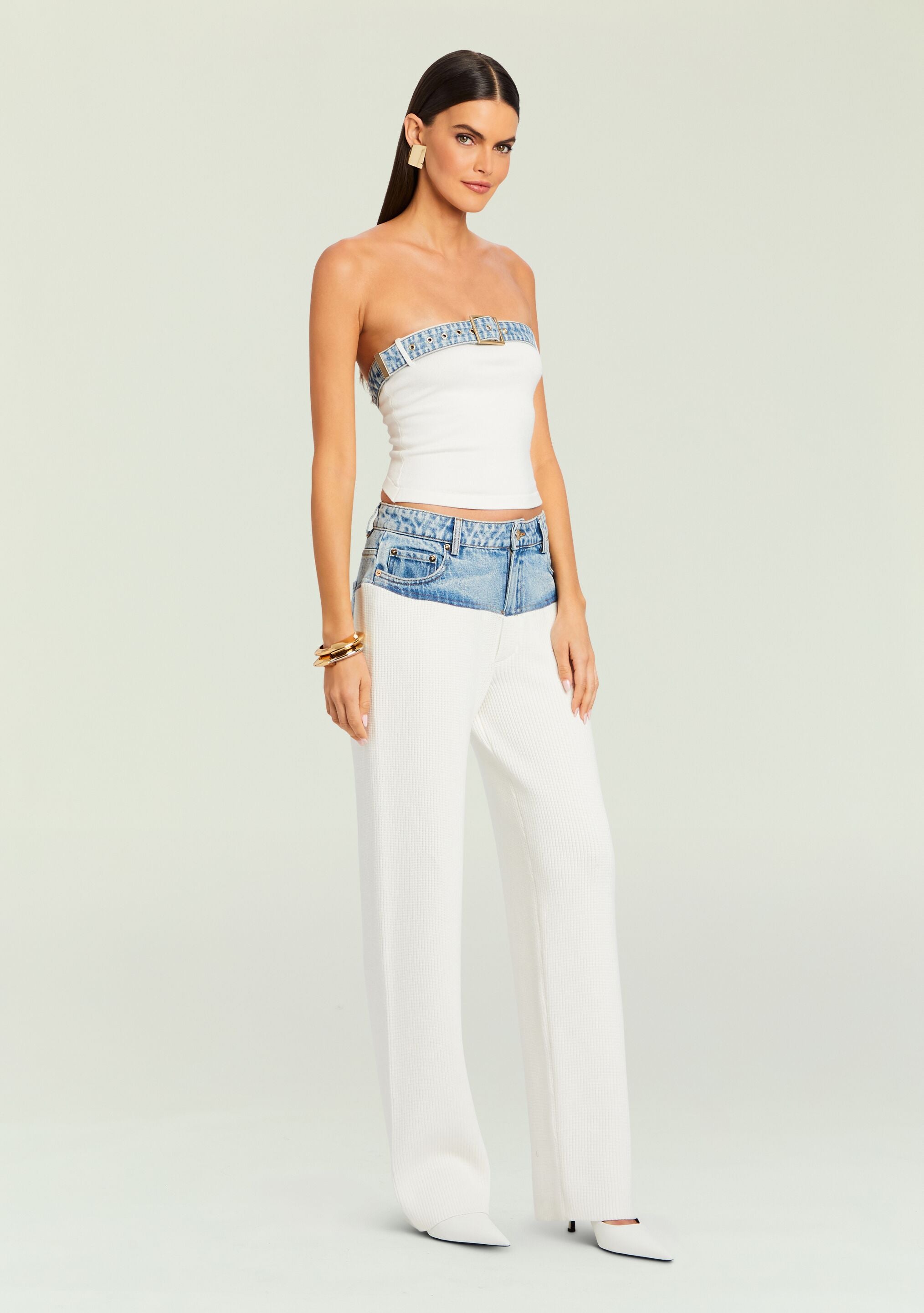 Chani Knit Denim Pant – SEROYA