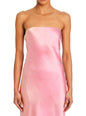 Cerith Silk Strapless Midi Dress