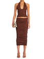 Pia Mesh Midi Skirt
