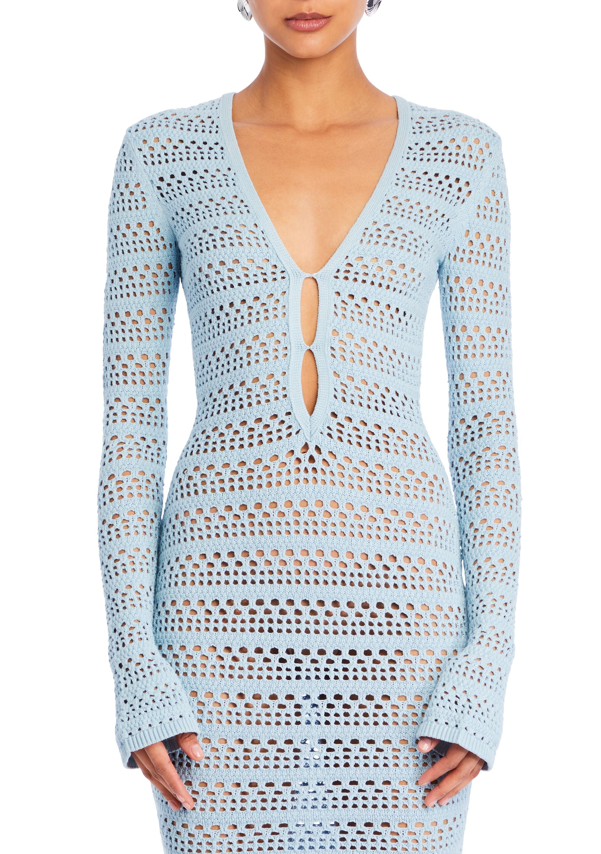 新作新品 LADY CROCHET KNIT DRESS ZARA CROCHET KNIT DRESS LIMITED EDITION ECRU WHITE BEIGE S,M
