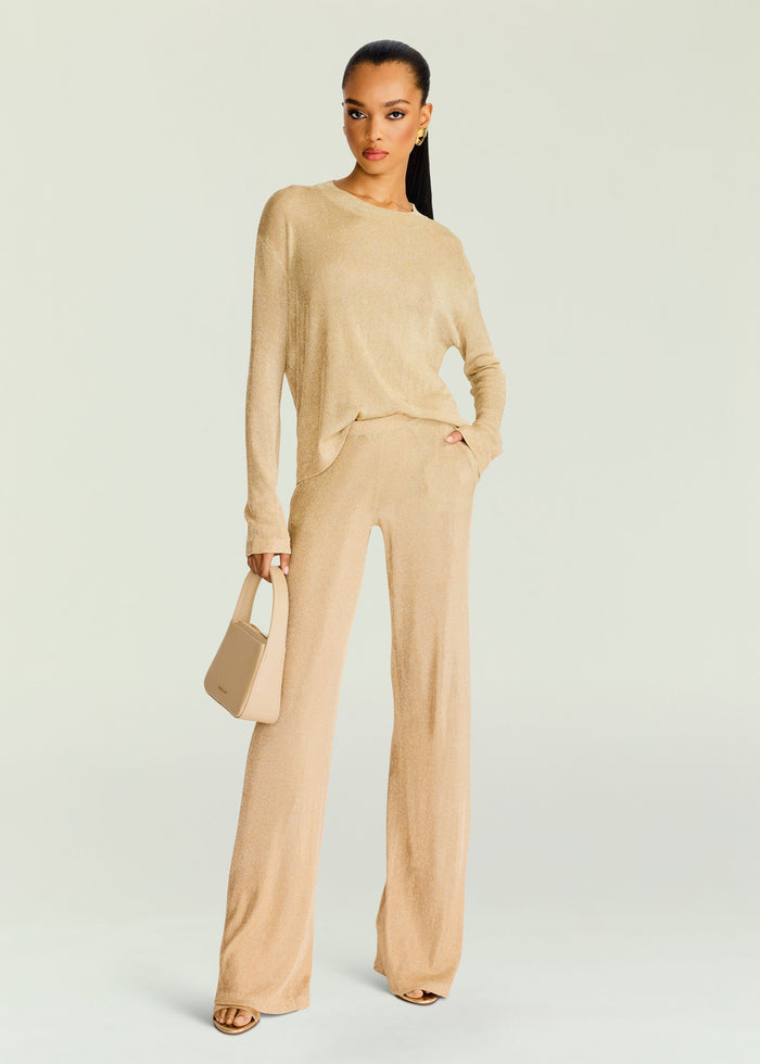 Sheldon Metallic Knit Pant