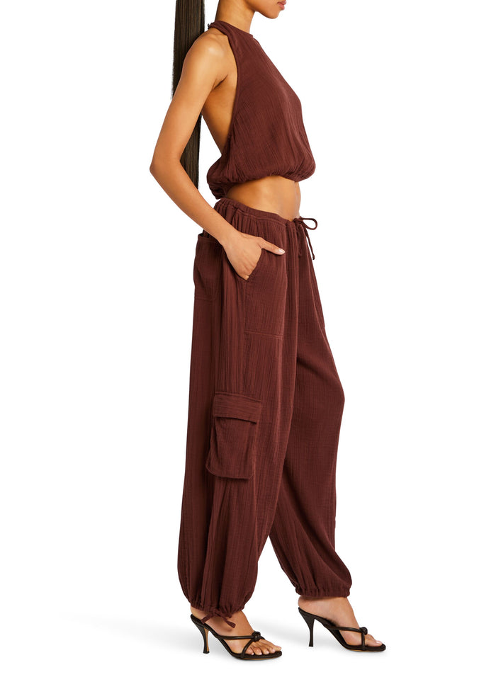 Zira Gauze Cargo Pant