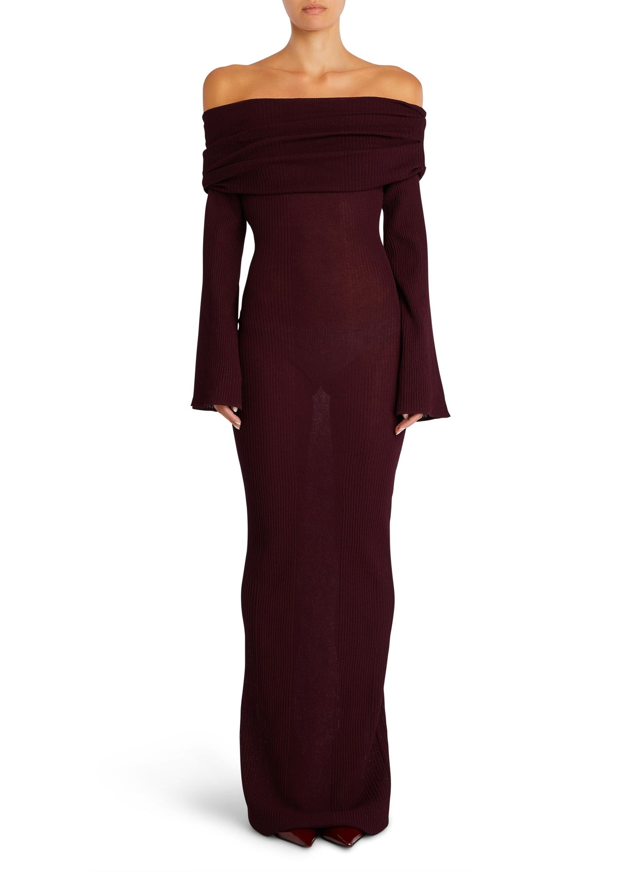 Galleria Rib Knit Maxi Dress  SEROYA