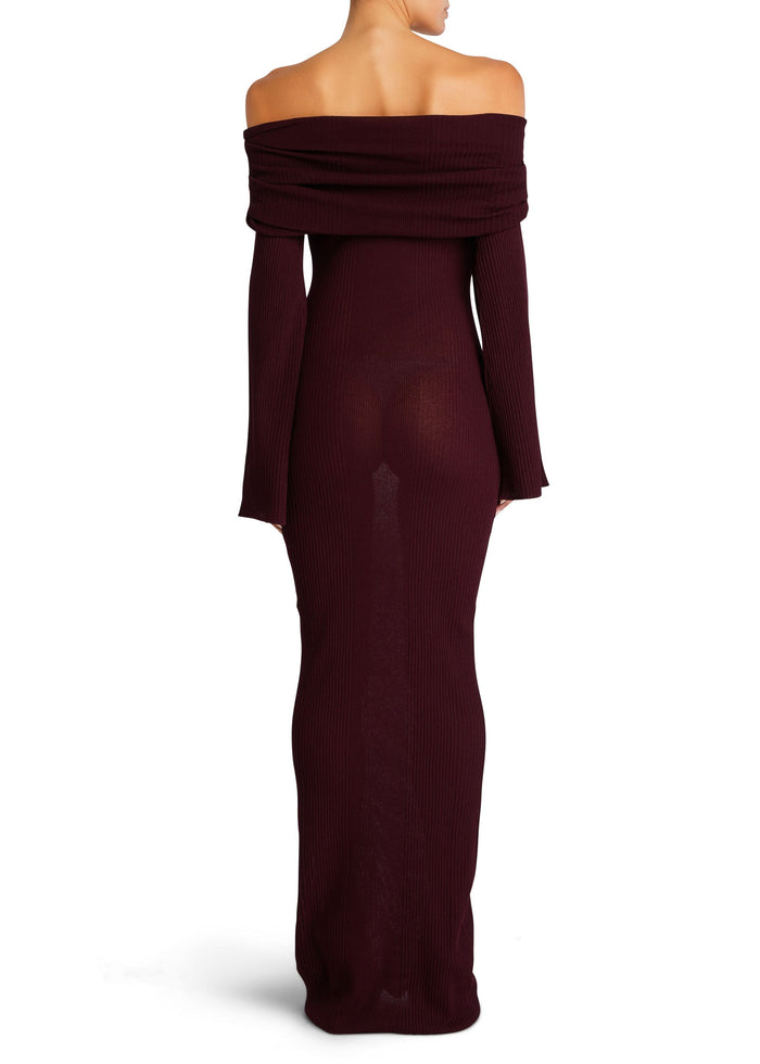 Galleria Rib Knit Maxi Dress