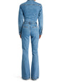 Mabel Fitted Denim Jumpsuit