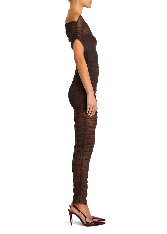 Noel Mesh Midi Dress