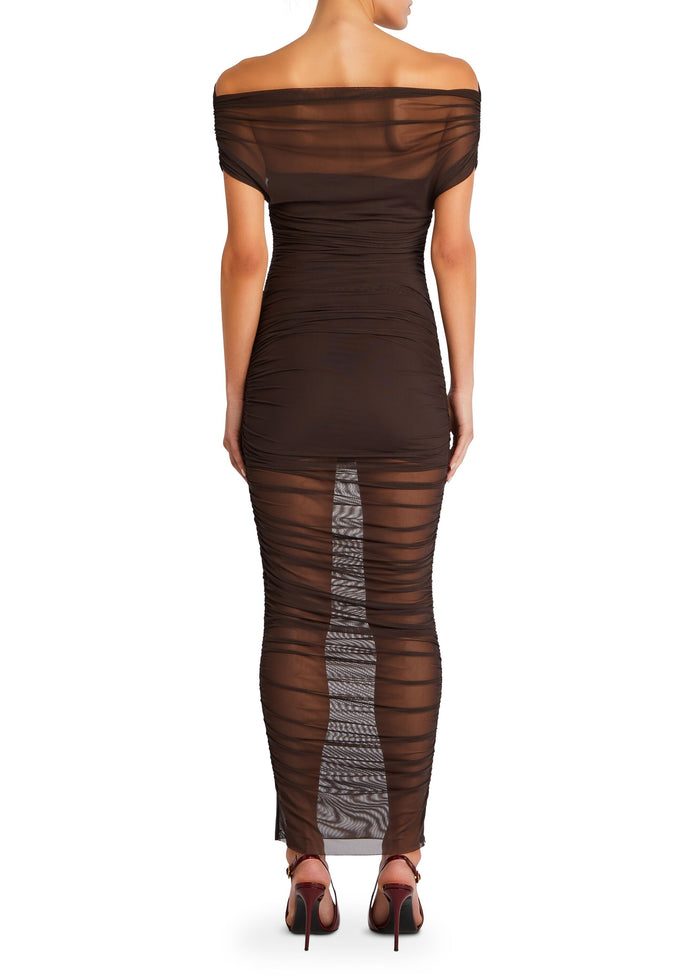 Noel Mesh Midi Dress