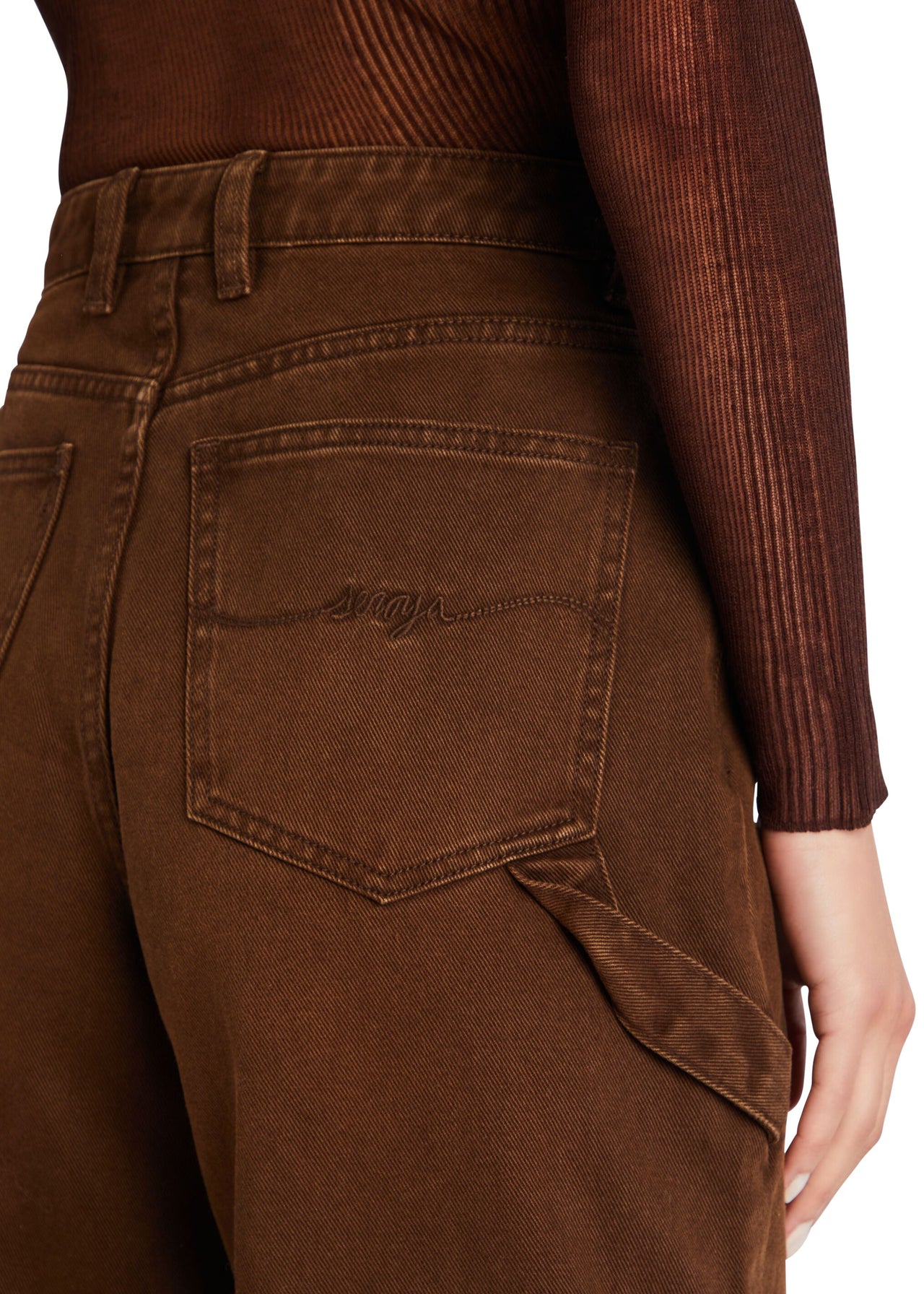 Marbel Mid Rise Barrel Jean – SEROYA