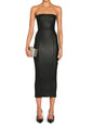 Adalaide Coated Denim Midi Dress