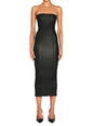 Adalaide Coated Denim Midi Dress