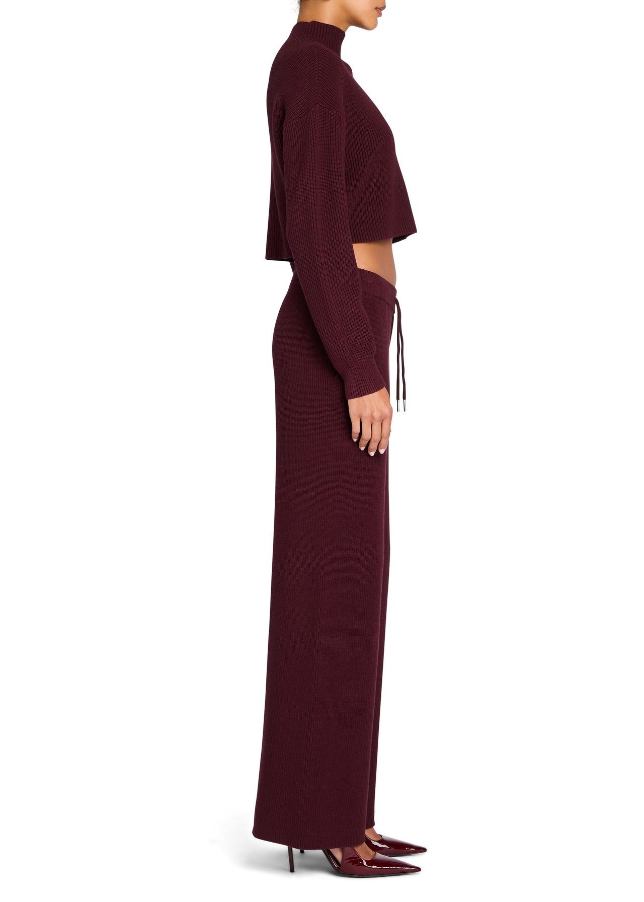 Haut Femme Kerisma Violet – Maille Type Châle – Coupe Cropped – Taille S/M