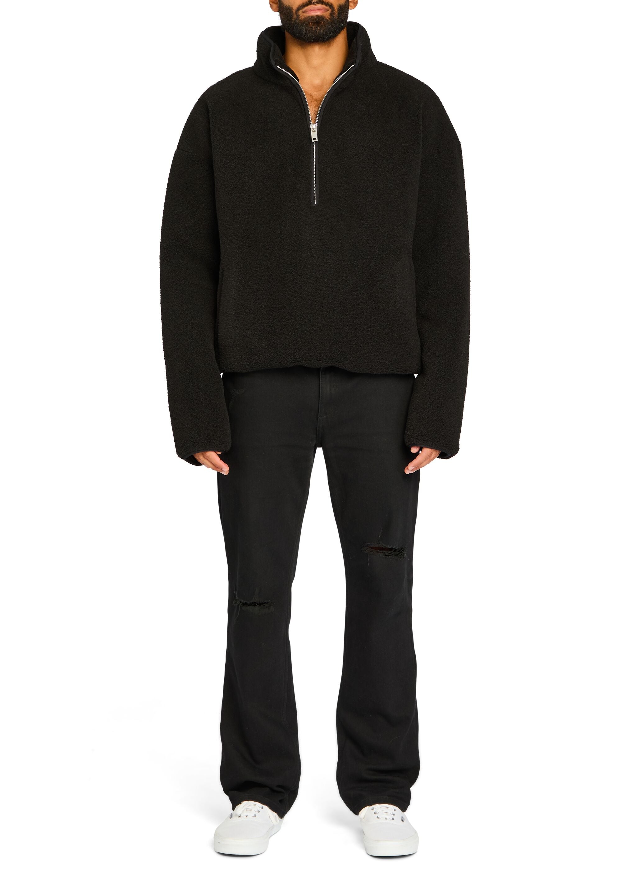 Carter Faux Shearling Zip Jacket – SER.O.YA