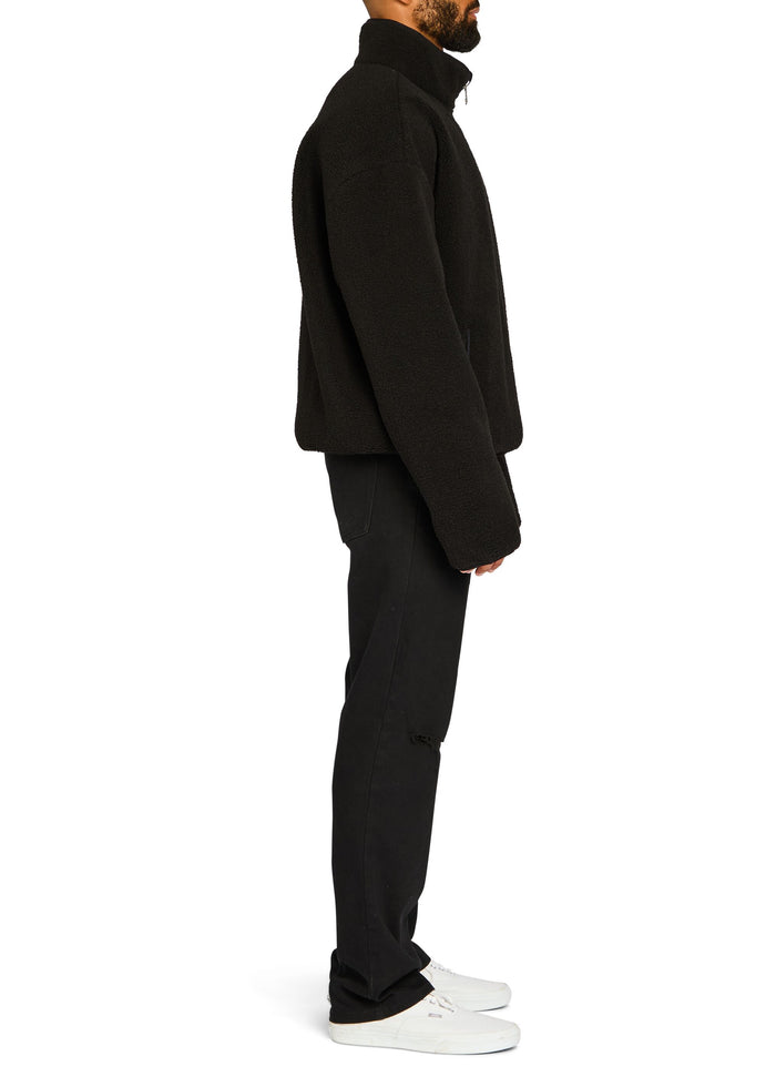 Carter Faux Shearling Zip Jacket