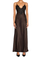 Grenache Satin Maxi Dress