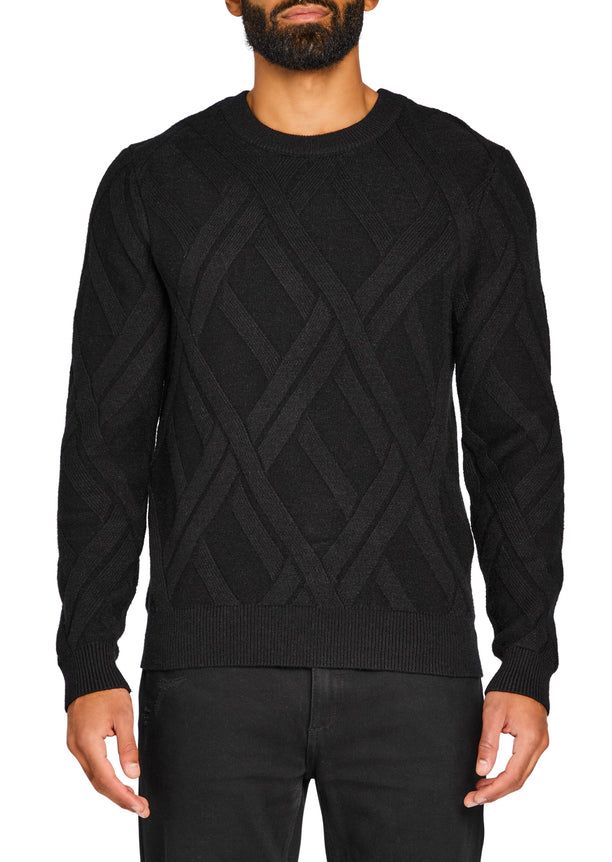 Joseph Grid Cable Sweater