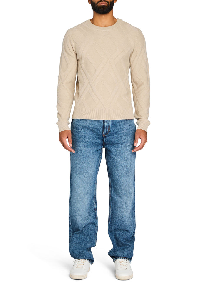 Joseph Grid Cable Sweater