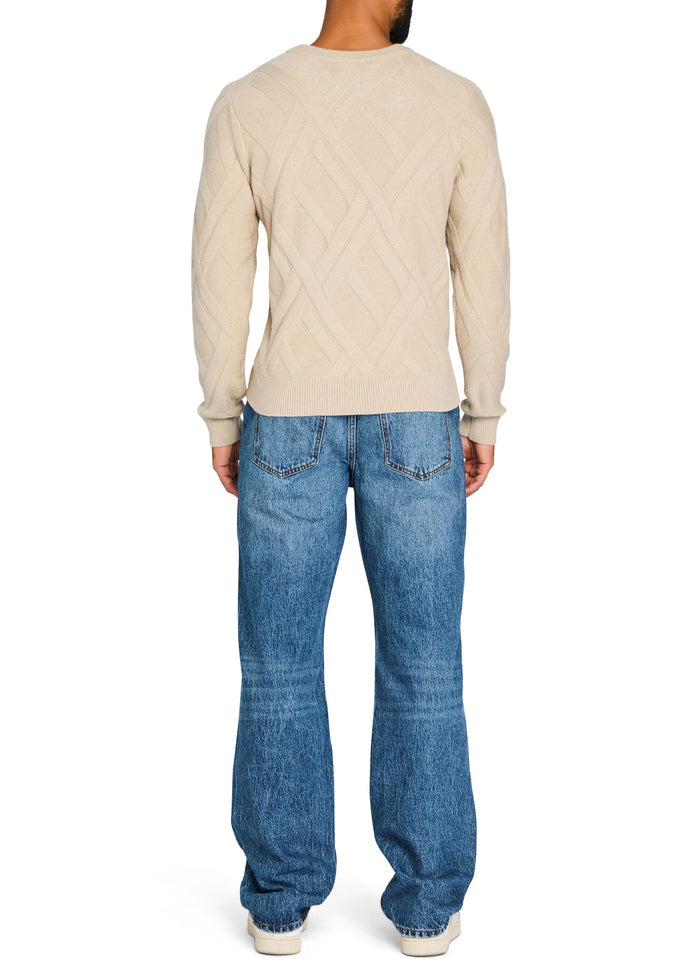 Joseph Grid Cable Sweater