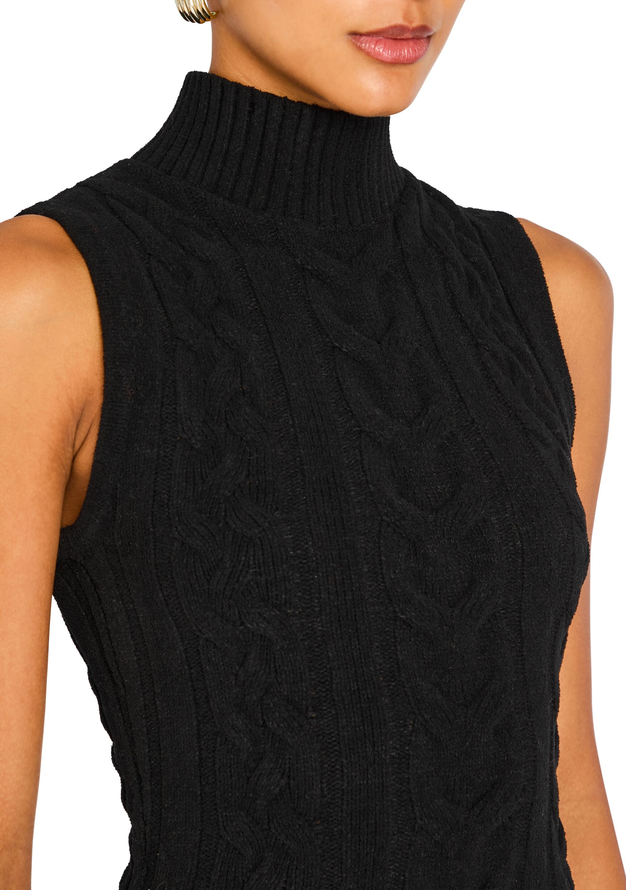 Julissa Cable Knit Mini Dress – SER.O.YA