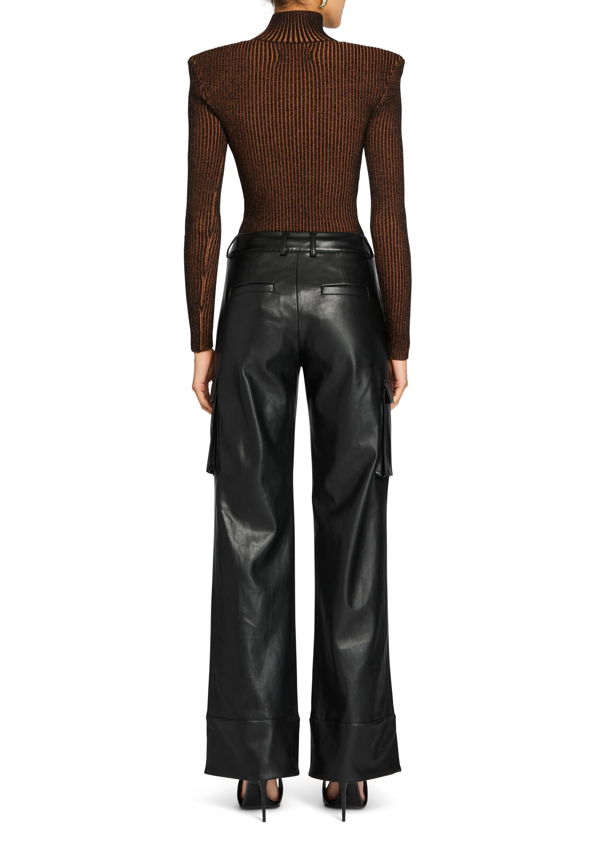 新品未使用/searoomlynnコラボturtle rib bodysuit Free People Xyz Recycled Turtleneck Bodysuit Ivory XS-S (US