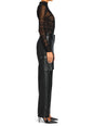 Fifer Vegan Leather Mid Rise Cargo Pant