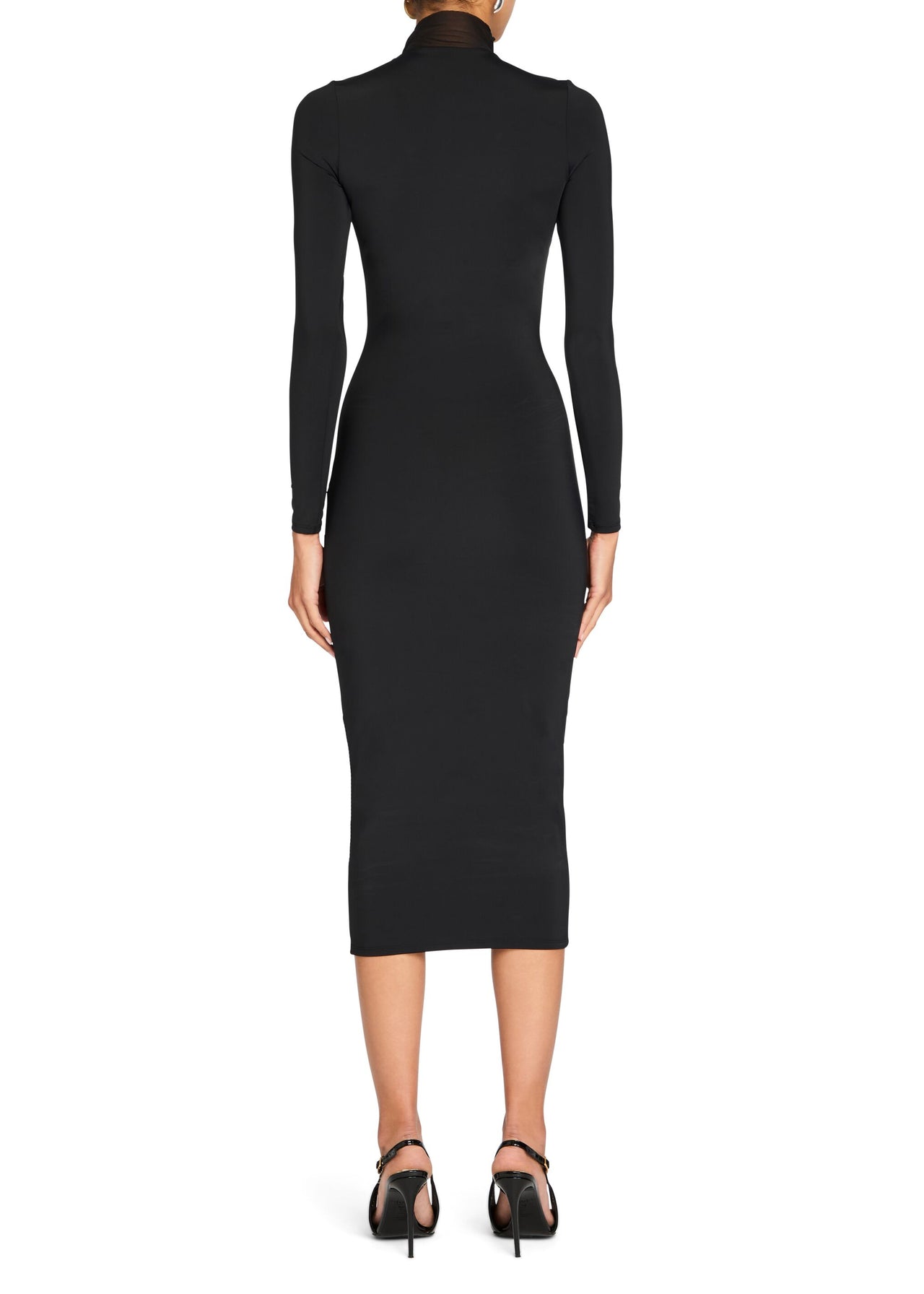 dress with metal collar Bronze Metal Mesh Midi Party Dress – Atelier Rioux Fabric Store